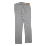 Calvin Klein Womens Slim Grey Denim Jeans Cotton Blend Zip W32 L30 Stylish Fit