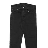 LEVI'S 502 Mens Jeans Black Regular Straight Denim Medium W30 L26 Classic Cotton
