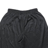 CHAMPION Mens Black Casual Shorts L W28 Sportswear Logo Polyester Comfort
