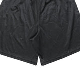CHAMPION Mens Black Casual Shorts L W28 Sportswear Logo Polyester Comfort