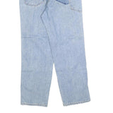 Womens Light Blue Relaxed Fit Straight Denim Cotton Blend Jeans W26 L28 Casual