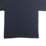 CHAMPION Mens Navy Blue Cotton T-Shirt M Short Sleeve Crew Neck Casual Logo