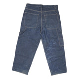 GALAPO Mens Jeans Blue Regular Straight Denim W36 L27 Workwear Style