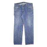 LEVI'S 751 02 Mens Jeans Blue Relaxed Straight Denim Medium W40 L32 Classic Zip