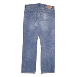 LEVI'S 501 Mens Jeans Blue Regular Straight Denim Medium W38 L34 Classic Button