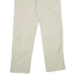 SWITCHER Mens Nylon Beige Regular Fit Straight Leg Trousers W34 L33 Lightweight