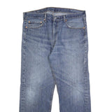 LEVI'S 505 Mens Jeans Blue Regular Straight Denim Medium W38 L30 Classic Zip