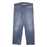 LEVI'S 505 Mens Jeans Blue Regular Straight Denim Medium W38 L30 Classic Zip