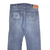 LEVI'S 505 Mens Jeans Blue Regular Straight Denim Medium W38 L30 Classic Zip