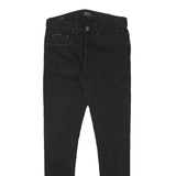 DIESEL Womens Jeans Black Slim Skinny Denim W27 L27 Stylish Zip Closure