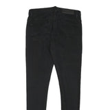 DIESEL Womens Jeans Black Slim Skinny Denim W27 L27 Stylish Zip Closure