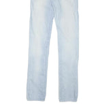 DIESEL Womens Slim Light Blue Denim Jeans W26 L32 Stylish Cotton Blend Zip