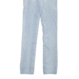 DIESEL Womens Slim Light Blue Denim Jeans W26 L32 Stylish Cotton Blend Zip