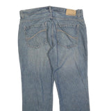 DKNY Mens Relaxed Jeans Blue Denim W36 L30 Soho Relaxed Zip Cotton Blend