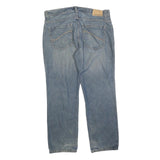 DKNY Mens Relaxed Jeans Blue Denim W36 L30 Soho Relaxed Zip Cotton Blend
