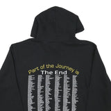 CHAMPION Mens Black Seniors 2020 Pullover Hoodie M Cotton Blend