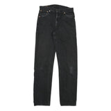 LEVI'S 521 02 Mens Jeans Black Regular Straight Denim W30 L33 Casual Daily Wear