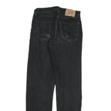LEVI'S 521 02 Mens Jeans Black Regular Straight Denim W30 L33 Casual Daily Wear