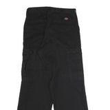 DICKIES Mens Black Polyester Blend Regular Straight Cargo Trousers W30 L30