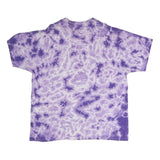 BACK TO THE FUTURE Mens Purple Tie Dye Graphic T-Shirt 2XL Short Sleeve Crew