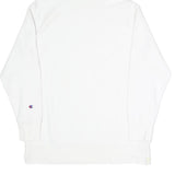 CHAMPION REVERSE WEAVE Mens White Hoodie S Cotton Blend Classic Pullover