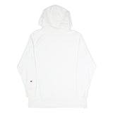 CHAMPION REVERSE WEAVE Mens White Hoodie S Cotton Blend Classic Pullover