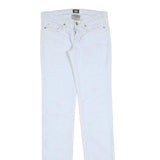 DOLCE & GABBANA Womens Slim White Jeans Denim W28 L36 Stylish Cotton Blend Zip