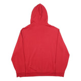 POLO RALPH LAUREN Mens Red Full Zip Hoodie 2XL Cotton Blend Casual Sweatshirt
