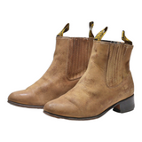 LINEA DE ORD Chelsea Boots Brown Leather Womens UK 5