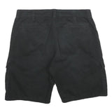 WRANGLER Mens Black Cargo Cotton Shorts L W34 Utility Pocket Casual