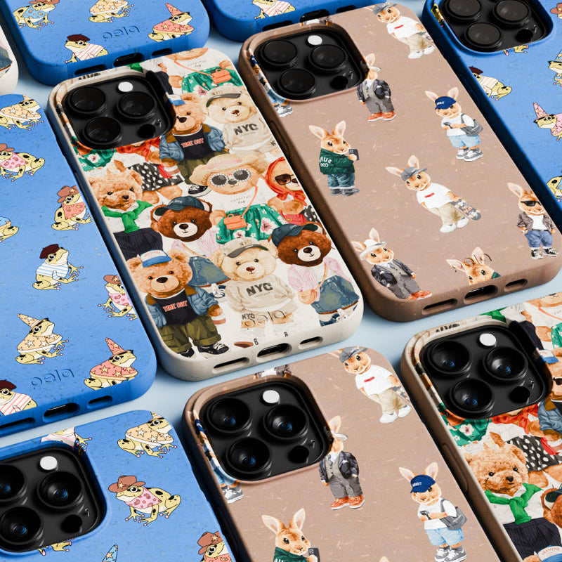 Chocolate Brown Rabbit Friends Samsung Galaxy S23+(Plus) Case