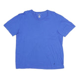 NAUTICA Mens Blue L T-Shirt Short Sleeve Crew Neck Cotton Casual Basic