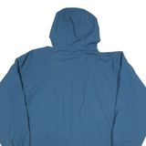 HELLY HANSEN Mens Blue & Purple Outdoor Jacket L Polyester Blend Pullover Zip