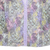 SUZANNA Womens Pastel Multi Coloured Printed Blouse Long Sleeve Round Neck L