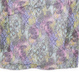 SUZANNA Womens Pastel Multi Coloured Printed Blouse Long Sleeve Round Neck L