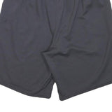 REEBOK Mens Black & Yellow Sports Polyester Blend Casual Shorts M W30