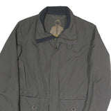 KILMANOCK Womens Grey Outdoor Jacket M Polyester Blend Woven Plain Zip Closure