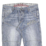 CAMP DAVID Mens Shorts Blue XL W38 Denim Casual Plain Cotton Blend