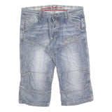 CAMP DAVID Mens Shorts Blue XL W38 Denim Casual Plain Cotton Blend