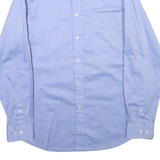 NAUTICA Mens Blue Button-Down Shirt M Cotton Blend Long Sleeve Casual Formal
