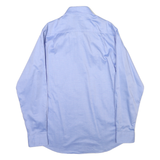 NAUTICA Mens Blue Button-Down Shirt M Cotton Blend Long Sleeve Casual Formal