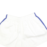 Womens White & Blue Casual Shorts S W24 Lightweight Polyester Blend Comfortable