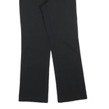 LOUISIANA Womens Polyester Blend Black Regular Fit Straight Leg Trousers W28 L30