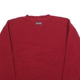 CAMP DAVID Mens Red Santa Barbara UCSB Patterned Pullover Jumper S Basic Knit