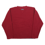 CAMP DAVID Mens Red Santa Barbara UCSB Patterned Pullover Jumper S Basic Knit