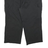 DICKIES Mens Cotton Blend Black Regular Fit Straight Leg Trousers W40 L24