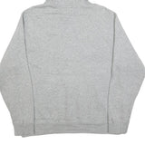 NIKE Mens Grey Left Coast Pullover Hoodie L Cotton Blend Casual Sportswear