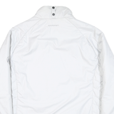 MAMMUT Womens White Lightweight Jacket L Polyester Blend Zip Plain Outdoor Wear