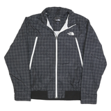 THE NORTH FACE Mens Black Zip Jacket XL Polyester Plaid Lightweight Outdoor