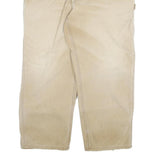 CARHARTT Mens Cotton Blend Beige Relaxed Straight Trousers W44 L30 Workwear